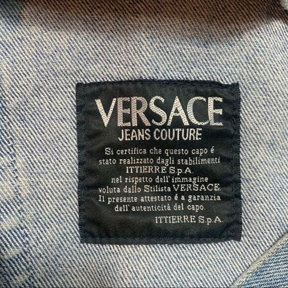 Versace Jeans Couture Distressed Blue denim shorts Size 30 - Picture 7 of 9